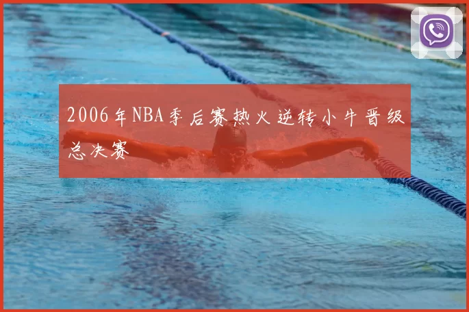 2006年NBA季后赛热火逆转小牛晋级总决赛