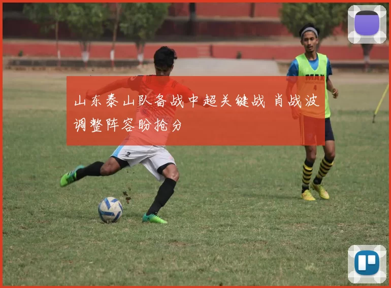 山东泰山队备战中超关键战 肖战波调整阵容盼抢分